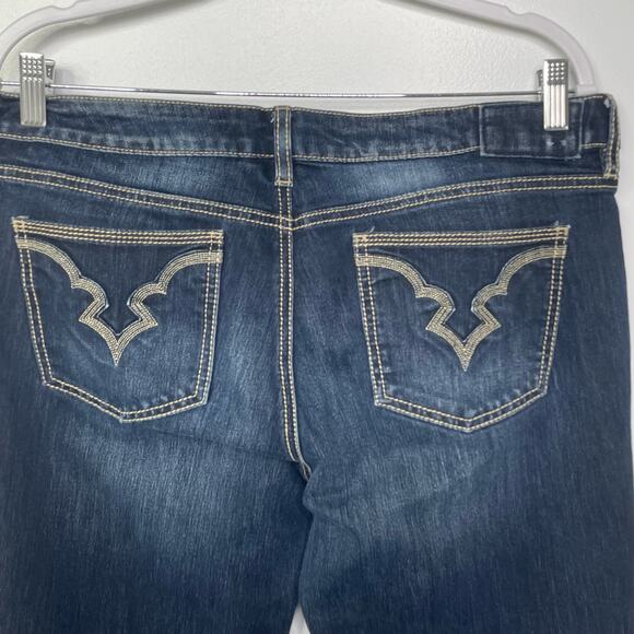 Buffalo David Bitton Jeans Fellow Skinny Stretch Mid Rise Denim Dark Wash 31 - Picture 6 of 13